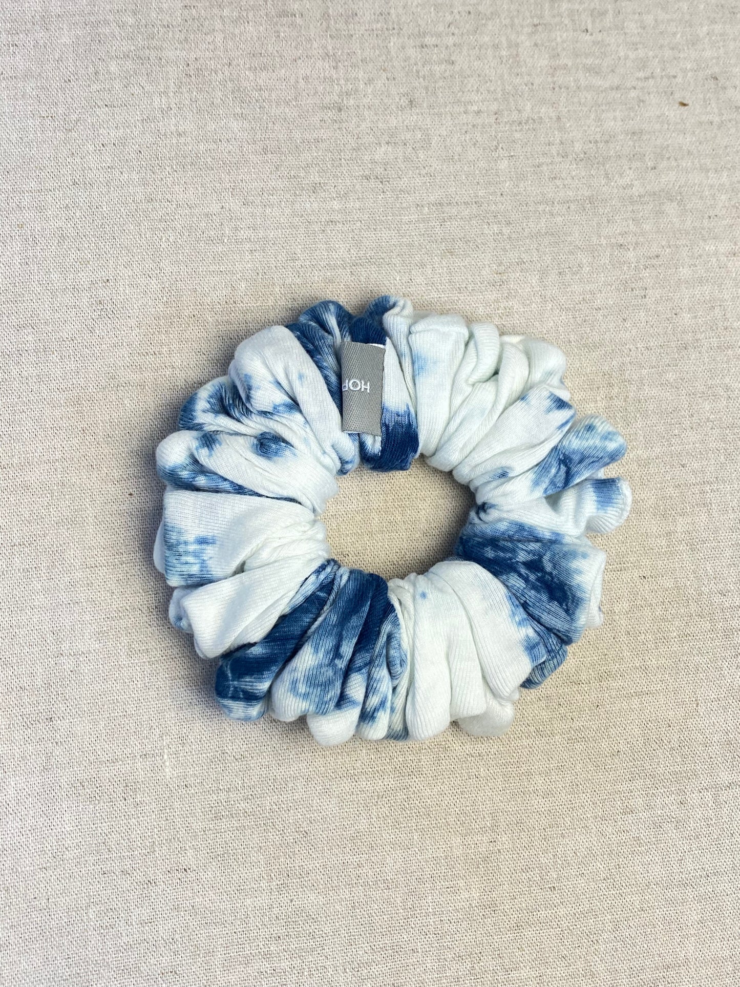 🌿 雲靛髮圈 Cloud Indigo Scrunchie - L