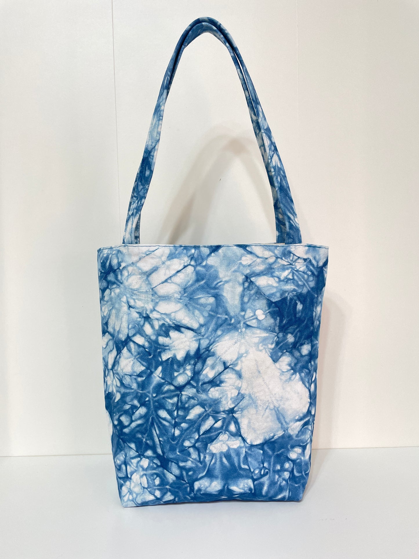 藍染藍莓優格托特包 Blue Dyeing Blueberry Yogurt Totebag - L(訂製款)
