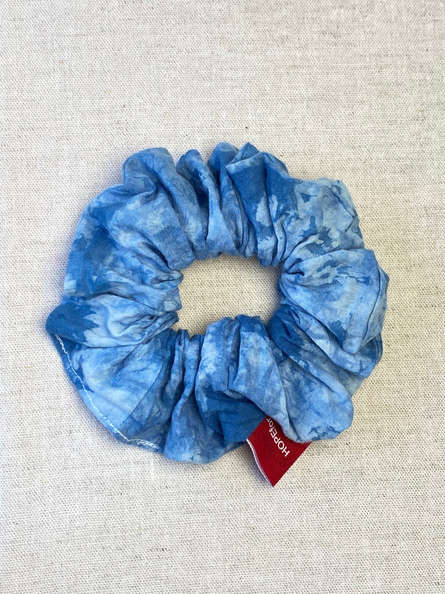 🌿 藍沁髮圈 Blue Essence Scrunchie - L