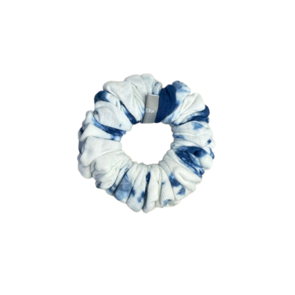 🌿 雲靛髮圈 Cloud Indigo Scrunchie - M