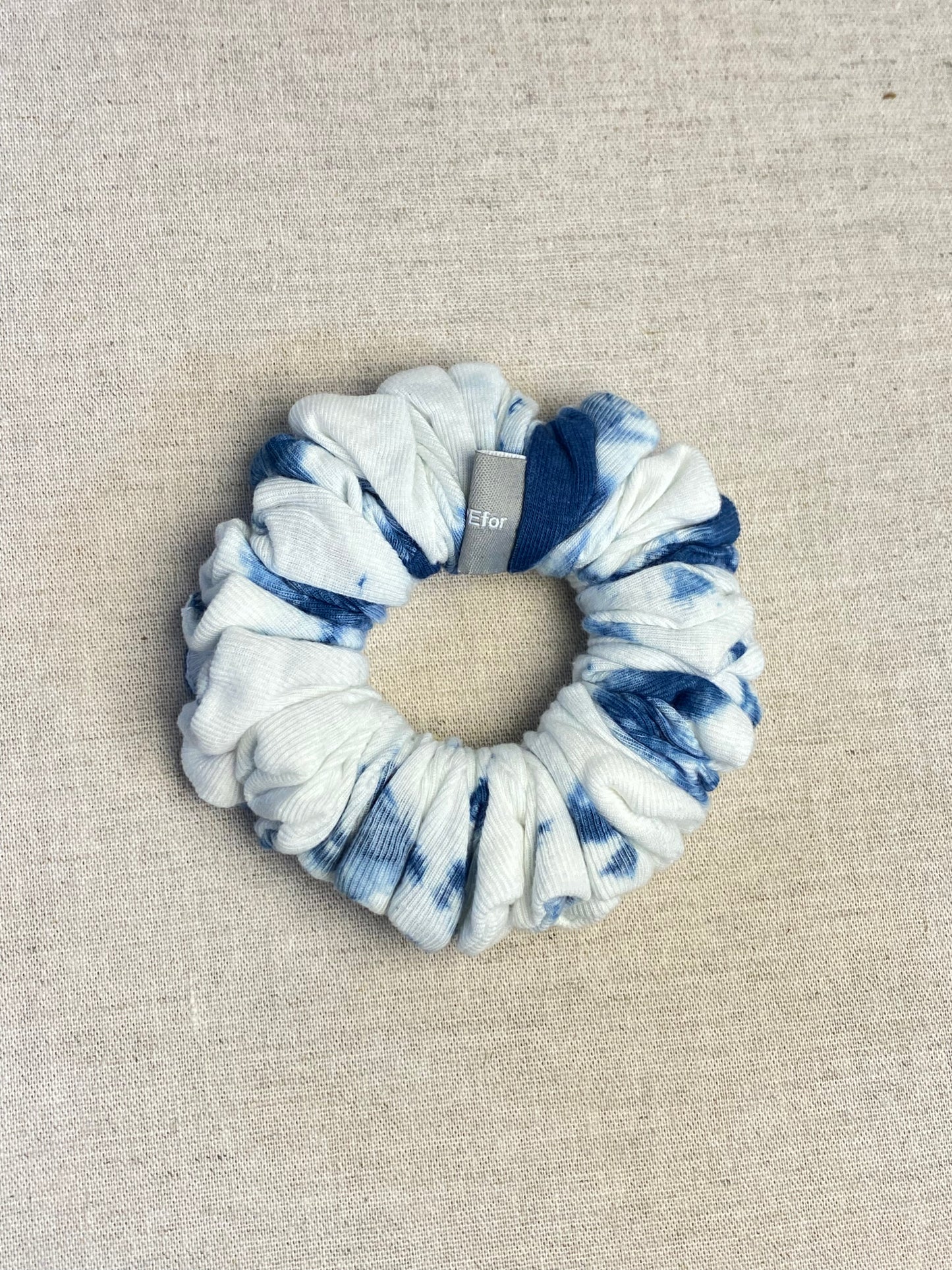 🌿 雲靛髮圈 Cloud Indigo Scrunchie - M