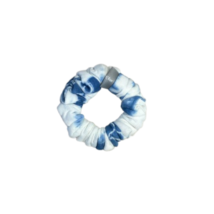 🌿 雲靛髮圈 Cloud Indigo Scrunchie - S