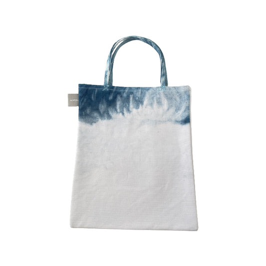 藍染大理石書袋 Blue Dyeing Marble Tote bags - S1